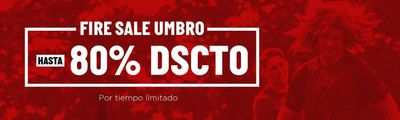 Ofertas de Deporte en Ciudad Bolívar | 80% off de Umbro | 22/4/2024 - 22/5/2024