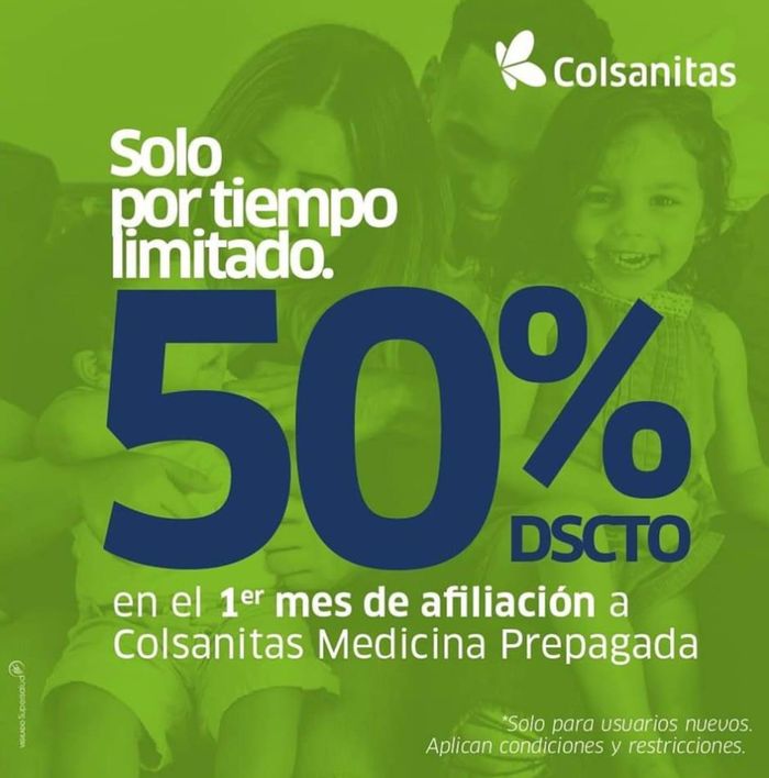 Catálogo Colsanitas en Medellín | 50% de descuento | 22/4/2024 - 22/5/2024
