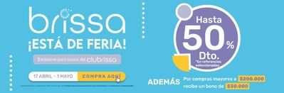 Ofertas de Hogar y Muebles en Pereira | Hasta 50% de descuento  de Brissa | 23/4/2024 - 1/5/2024