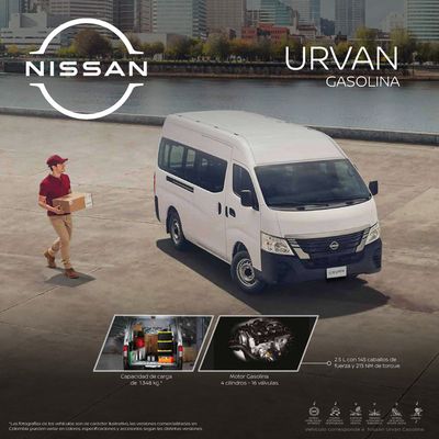 Ofertas de Carros, Motos y Repuestos en Cajicá | Nissan URVAN GASOLINA de Nissan | 24/4/2024 - 24/4/2025