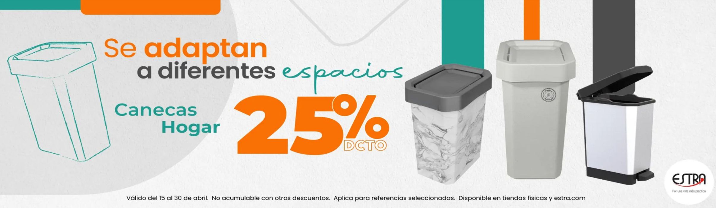 Catálogo Estra en Medellín | CANEGAS HOGAR 25% DCTO | 24/4/2024 - 30/4/2024