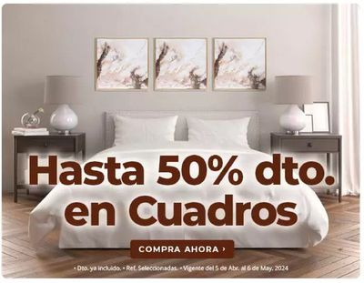Ofertas de Hogar y Muebles en Cajicá | Hasta 50% DTO en cuadros de Home Sentry | 24/4/2024 - 6/5/2024