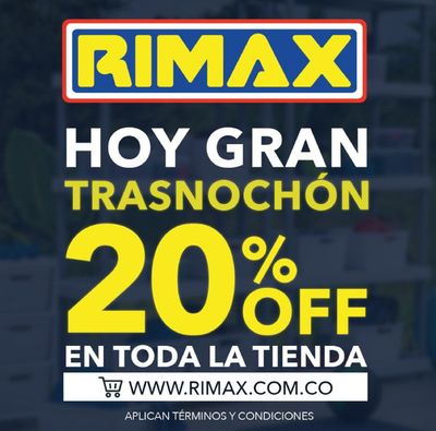 Ofertas de Hogar y Muebles en Candelaria Valle del Cauca | 20% off de Rimax | 24/4/2024 - 15/5/2024