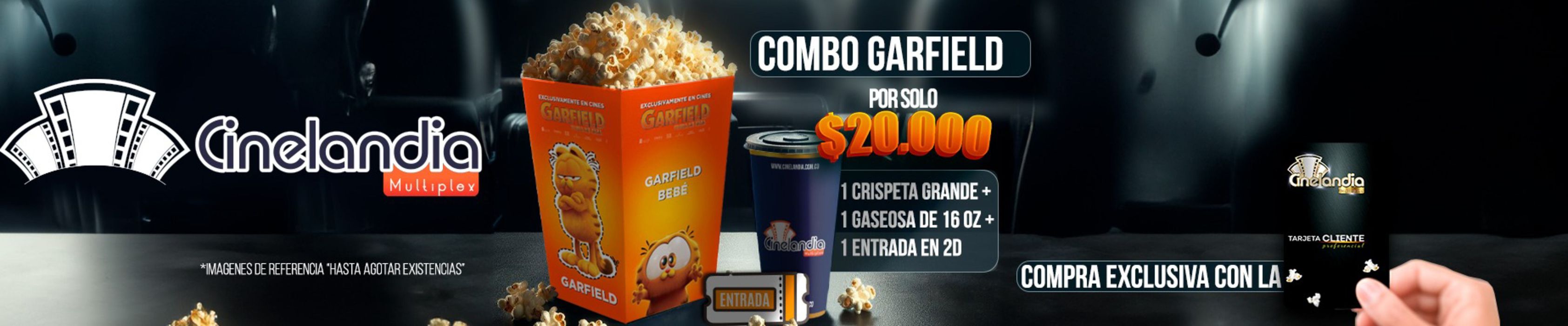 Catálogo Cinelandia en Sogamoso | Combo Garfield | 24/4/2024 - 24/5/2024
