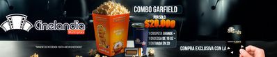 Ofertas de Libros y Cine en Sogamoso | Combo Garfield de Cinelandia | 24/4/2024 - 24/5/2024