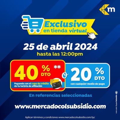Catálogo Colsubsidio en Bogotá | 40% DTO | 25/4/2024 - 25/4/2024