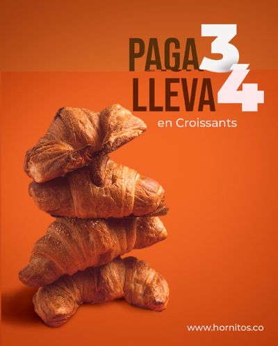 Ofertas de Restaurantes en Bogotá | Paga 3 lleva 4 de Hornitos | 25/4/2024 - 25/5/2024