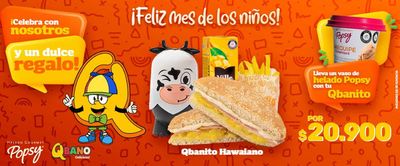 Ofertas de Restaurantes en Itagüí | Feliz mes de los ninos! de Sandwich Qbano | 25/4/2024 - 25/5/2024