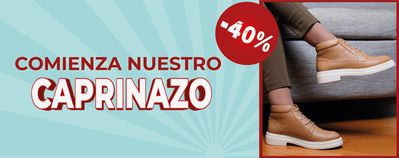 Ofertas de Ropa y Zapatos en Bogotá | 40% off  de Calzado Caprino | 26/4/2024 - 26/5/2024