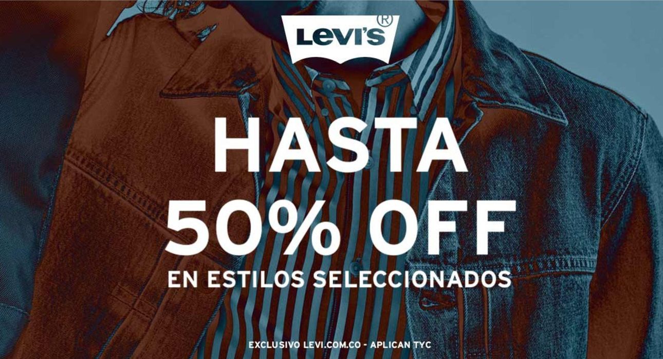 Catálogo Levi's en Popayán | Hasta 50% off | 26/4/2024 - 26/5/2024