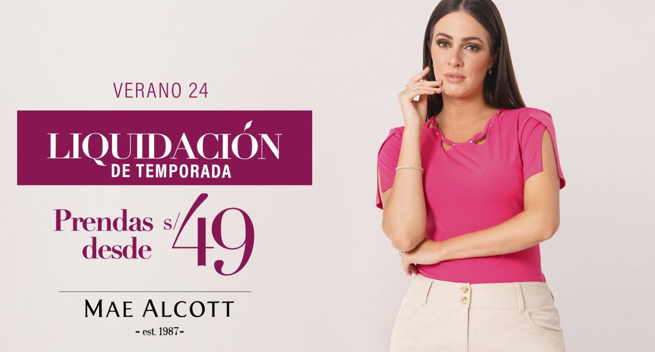 Catálogo Mae Alcott en Bogotá | Liquidacion de temporada | 26/4/2024 - 26/5/2024