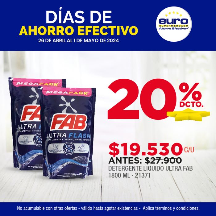 Catálogo Euro Supermercados en Itagüí | 20% DCTO | 29/4/2024 - 1/5/2024