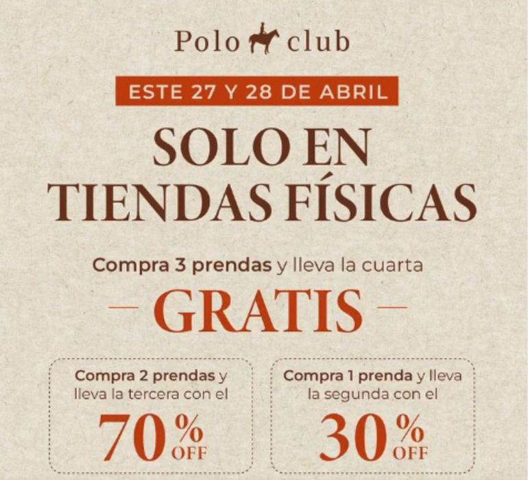 Catálogo Polo Club en Valledupar | Compra 2 prendas la tercera con el 70% | 29/4/2024 - 19/5/2024