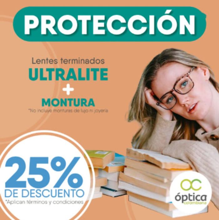 Catálogo Óptica Colombiana en Cali | 25% de descuento  | 30/4/2024 - 30/5/2024