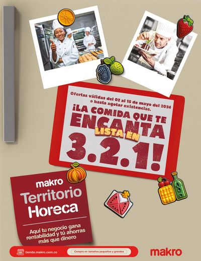 Catálogo Makro en Ibagué | Ofertas Makro Territorio Horeca | 2/5/2024 - 15/5/2024
