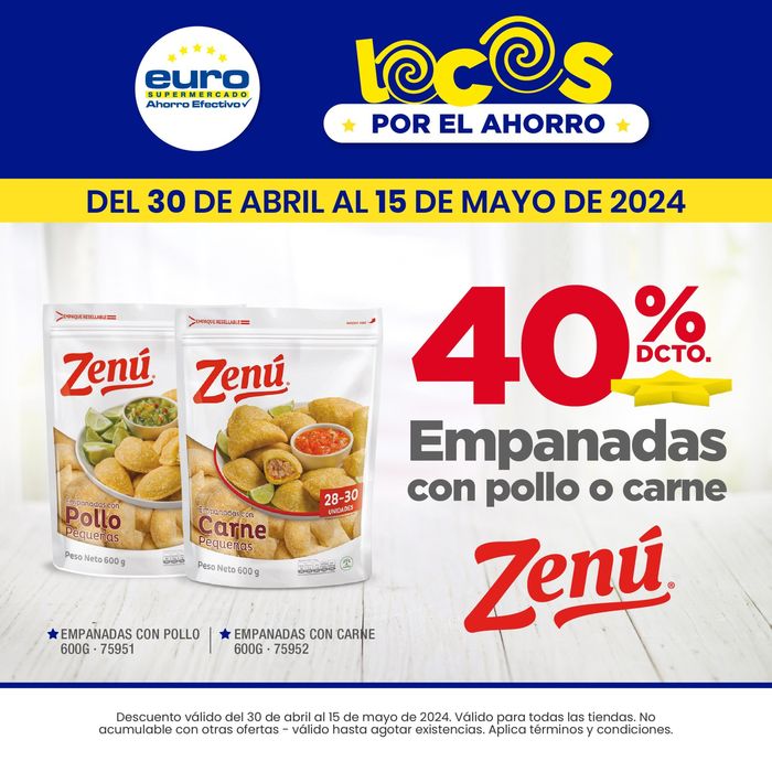 Catálogo Euro Supermercados en Montería | Locos por el ahorro | 2/5/2024 - 15/5/2024