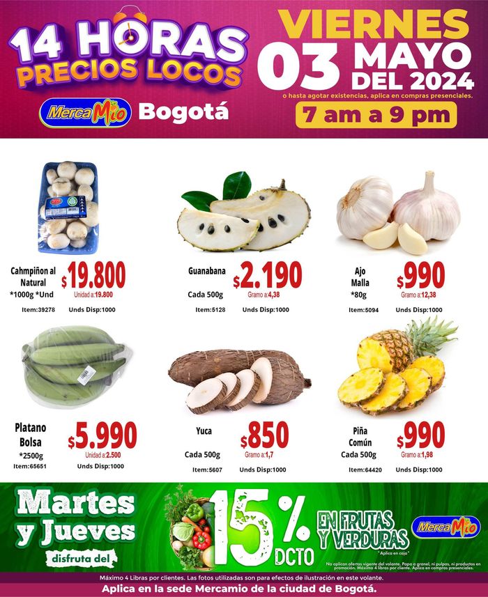 Catálogo MercaMío en Puente Aranda | 14 horas precios locos | 2/5/2024 - 3/5/2024