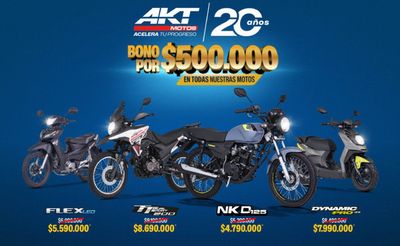 Ofertas de Carros, Motos y Repuestos en Bucaramanga | Bono por $500.000 de AKT | 2/5/2024 - 2/6/2024