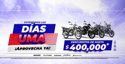 Ofertas de Carros, Motos y Repuestos en La Cumbre | Descuentos hasta de $400.000 de Bajaj | 2/5/2024 - 20/5/2024