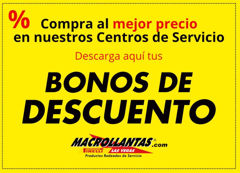 Catálogo Macrollantas | Bonos de descuentos | 2/5/2024 - 31/5/2024