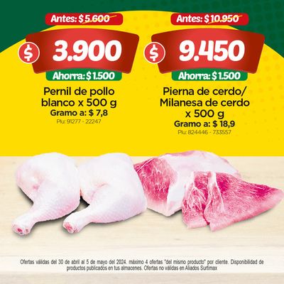 Ofertas de Supermercados en Entrerríos | Oferta Especial Surtimax de Surtimax | 3/5/2024 - 5/5/2024