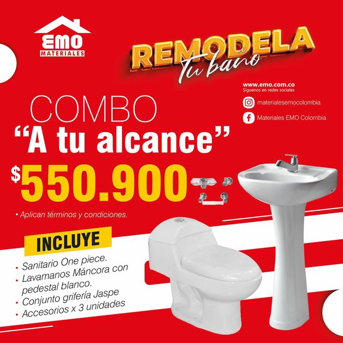 Catálogo Materiales EMO en Cartagena | Remodela tu bano | 3/5/2024 - 31/5/2024