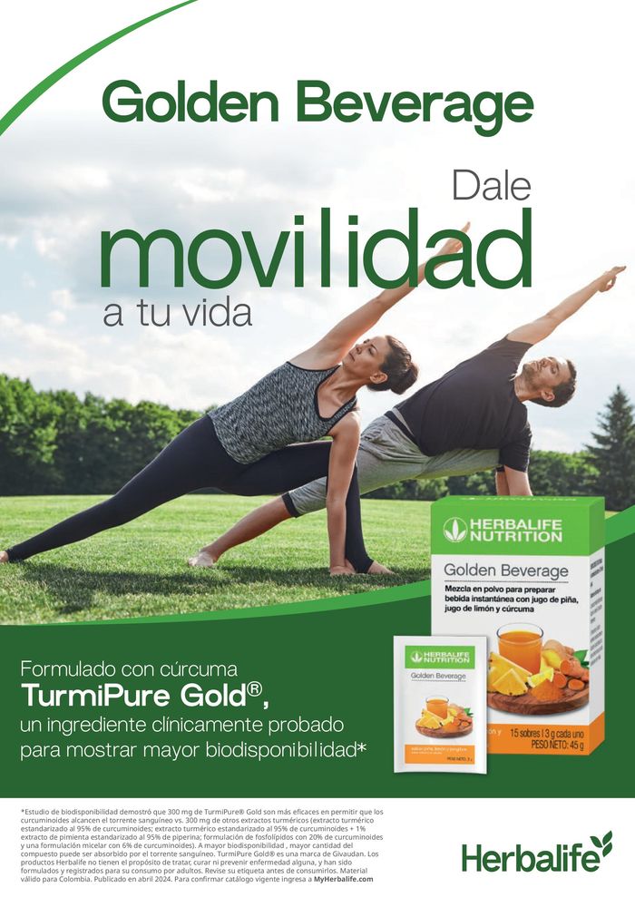Catálogo Herbalife en Medellín | Golden Beverage Dale Movilidad a tua Vida | 9/5/2024 - 31/5/2024