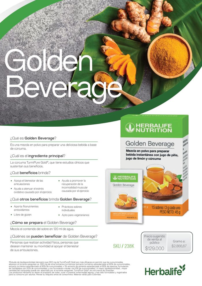 Catálogo Herbalife | Golden Beverage Dale Movilidad a tua Vida | 9/5/2024 - 31/5/2024