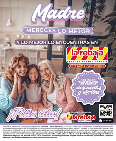 Catálogo La Rebaja en Bucaramanga | Madre Mereces Lo Mejor | 9/5/2024 - 31/5/2024