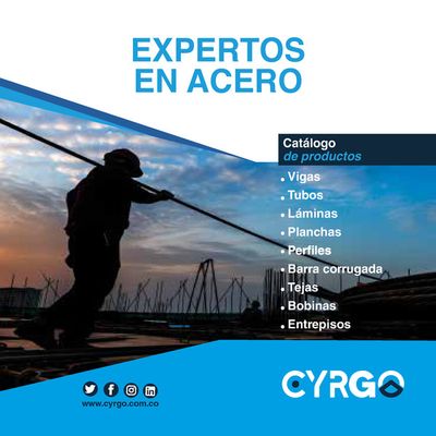 Catálogo Cyrgo en Medellín | Expertos en acero | 9/5/2024 - 31/12/2024