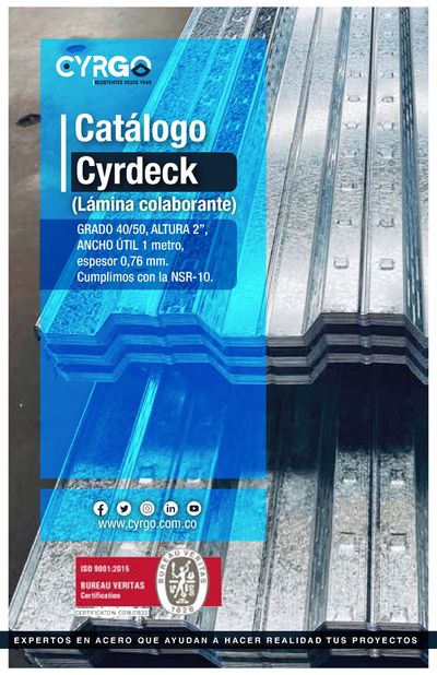 Catálogo Cyrgo en Ibagué | Steel Deck | 9/5/2024 - 31/12/2024