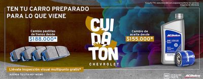 Ofertas de Carros, Motos y Repuestos en Bogotá | Oferta Especial Chevrolet de Chevrolet | 13/5/2024 - 31/5/2024