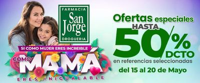 Ofertas de Farmacias, Droguerías y Ópticas en Candelaria Valle del Cauca | Hasta 50% off de Farmacia San Jorge | 14/5/2024 - 20/5/2024
