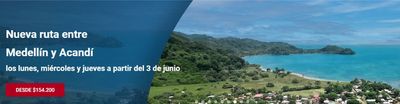 Ofertas de Viajes en La Macarena | Nueva ruta entre Medellín y Acandí de Satena | 17/5/2024 - 31/5/2024