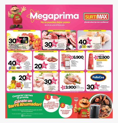 Catálogo Surtimax en La Calera | Megaprima ofertas | 27/6/2024 - 26/7/2024