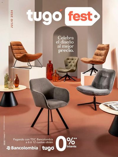 Ofertas de Hogar y Muebles en Bogotá | Tugó Fest  de Tugó | 2/7/2024 - 31/7/2024