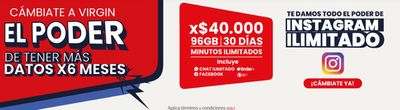 Ofertas de Informática y Electrónica en Medellín | Oferta Especial Virgin de Virgin | 11/7/2024 - 31/7/2024