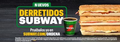 Ofertas de Restaurantes en Bogotá | Nuevos derretidos Subway de Subway | 16/7/2024 - 16/8/2024
