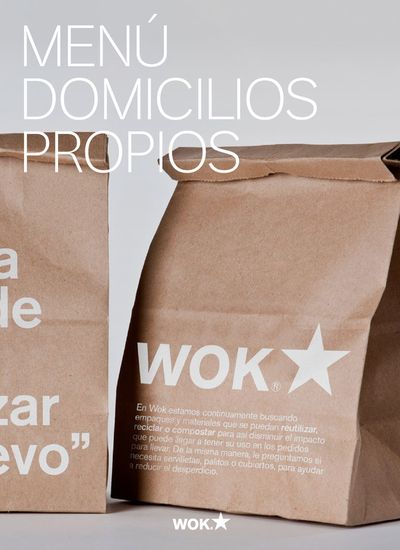 Catálogo Wok | Menù Domicilios Wok | 16/7/2024 - 31/12/2024