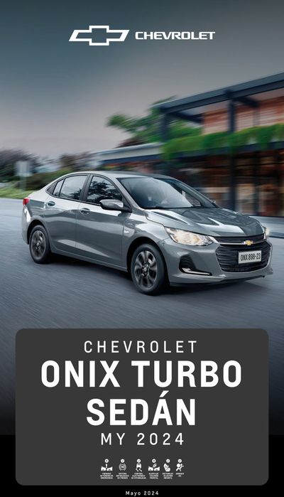 Catálogo Chevrolet | CHEVROLET ONIX TURBO SEDÁN MY 2024 | 17/7/2024 - 17/7/2025