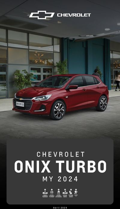 Ofertas de Carros, Motos y Repuestos | CHEVROLET ONIX TURBO MY 2024 de Chevrolet | 17/7/2024 - 17/7/2025