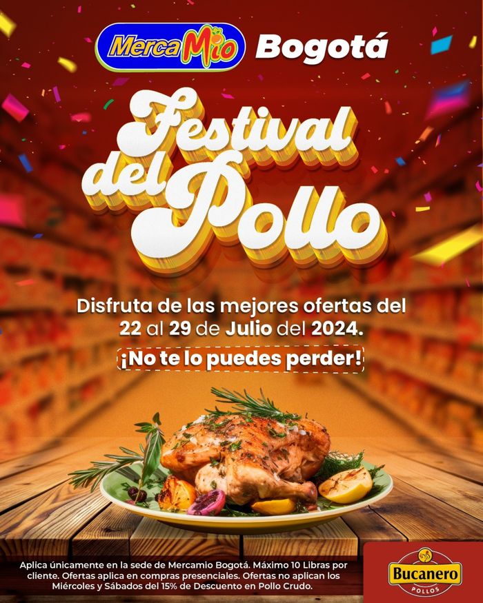 Catálogo MercaMío | Festival del pollo | 22/7/2024 - 29/7/2024