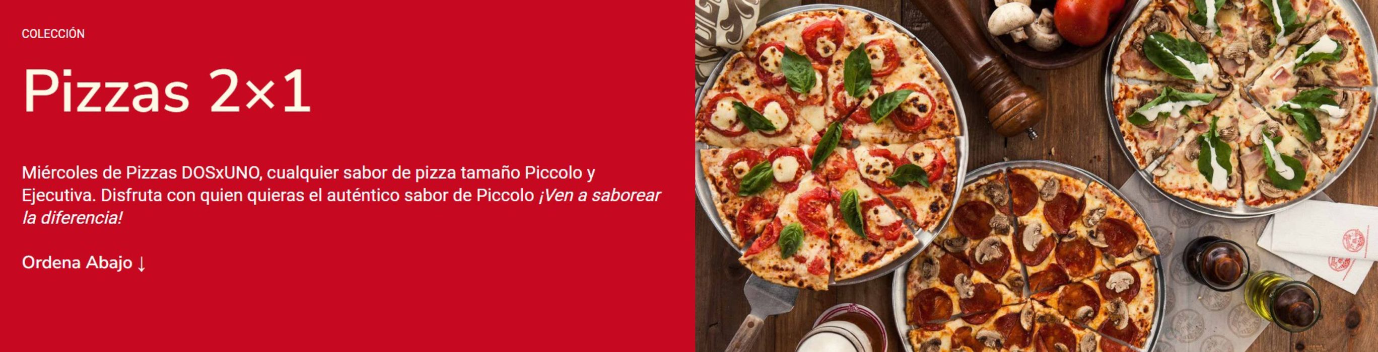 Catálogo Pizzas Piccolo |  COLECCIÓN Pizzas 2×1 | 23/7/2024 - 23/8/2024
