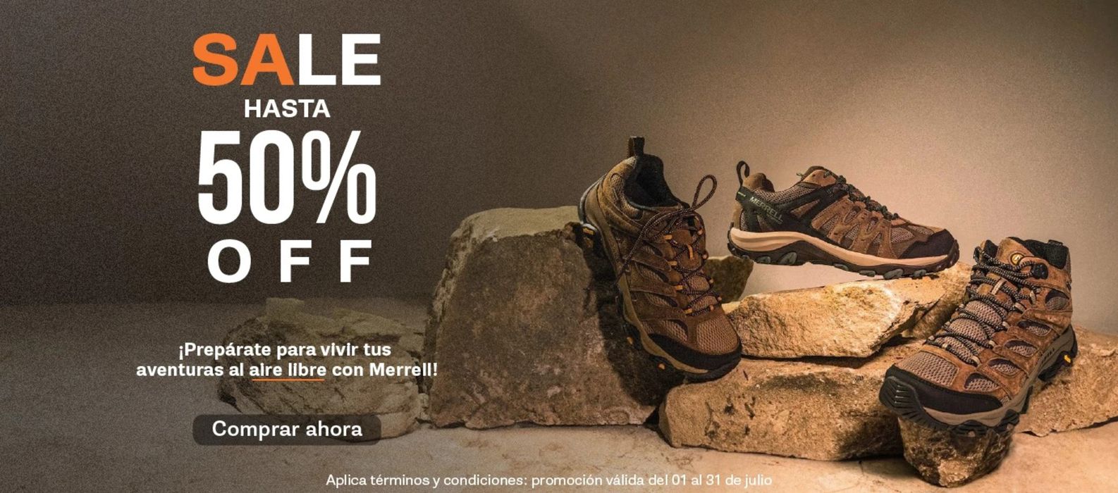 Catálogo Merrell | Sale hasta 50% off | 23/7/2024 - 31/7/2024