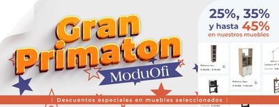 Ofertas de Hogar y Muebles en Cartagena | Gran primaton Moduofi de Moduofi | 23/7/2024 - 23/8/2024