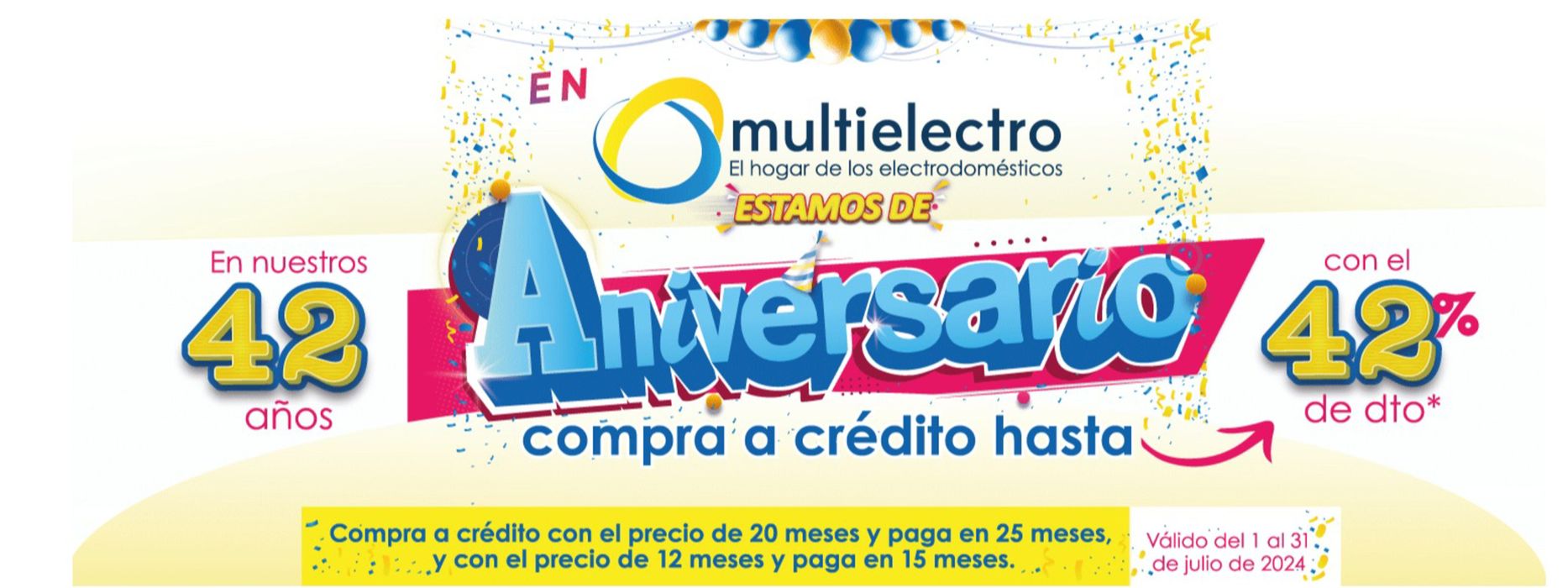 Catálogo Multielectro | Aniversario con 42% de dto | 24/7/2024 - 31/7/2024