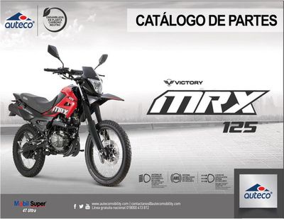 Ofertas de Carros, Motos y Repuestos en Zarzal | CATALOGOS-DE-PARTES-MRX-125-CAMO de Kymco | 25/7/2024 - 25/7/2025
