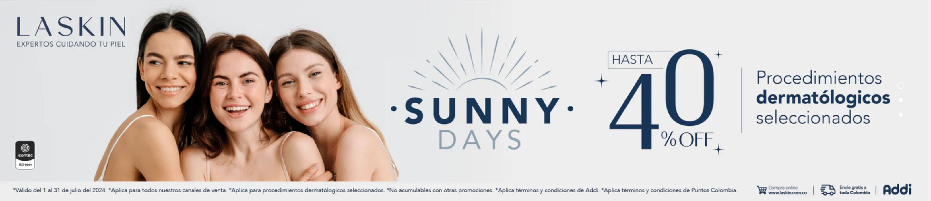 Catálogo Laskin | Sunny days hasta 40% off | 25/7/2024 - 31/7/2024
