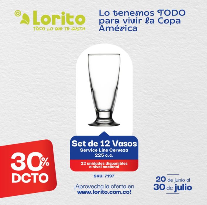 Catálogo Lorito | 30% de dcto  | 25/7/2024 - 30/7/2024
