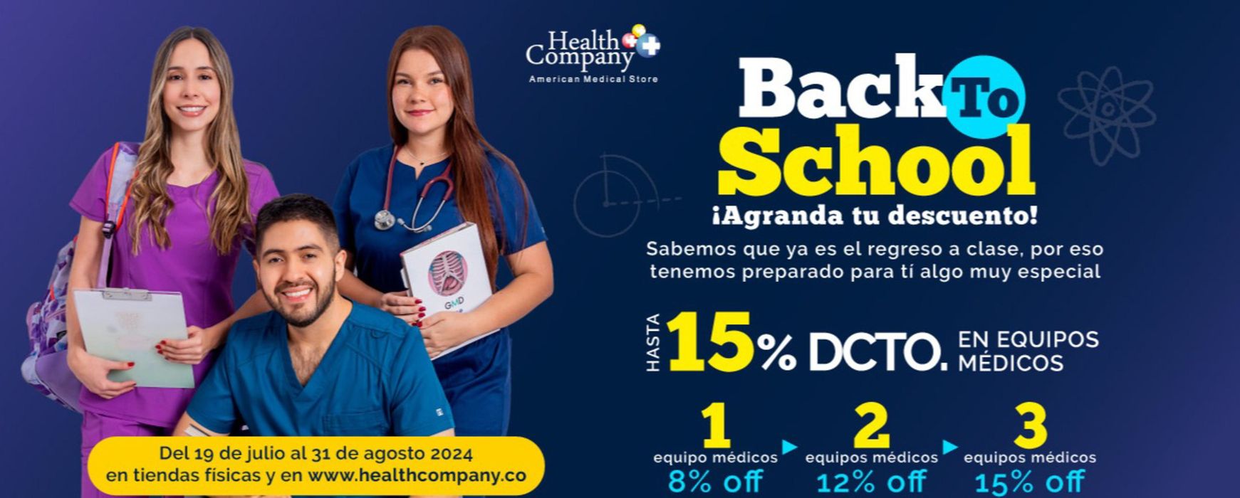 Catálogo Health company | 15% DE DESCUENTO | 26/7/2024 - 31/8/2024